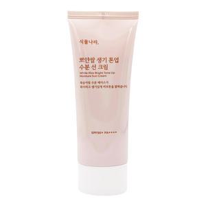 식물나라 뽀얀쌀 생기 톤업 수분 선크림100ml