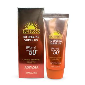 아스파시아 4U 스페셜 수퍼 UV 선크림 SPF50+ PA+++ 70ml
