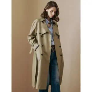 [하프클럽/]클래식 더블 브레스티드 트렌치코트