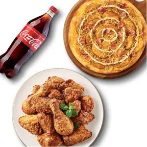 [굽네치킨]고추바사삭+트리플포테이토피자+콜라1.25L