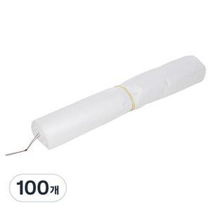 담다 재활용 평판 비닐 봉투 투명 100개 70L