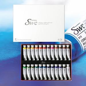 신한 SWC 수채화 물감세트 15ml 24색