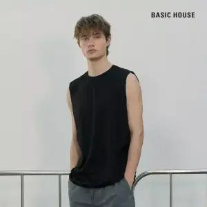 베이직하우스 아스킨 쿨 라운드넥 민소매