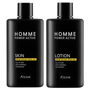 남성 화장품 대용량 스킨 로션 200ml 2개 / 미백 주름개선 2중 기능성