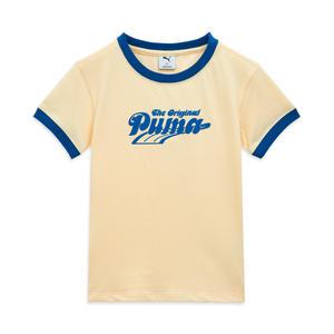 [푸마 공식] 여성 오리지널 니트 반팔티셔츠 (95030302)