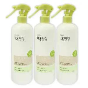 더페이스샵 보들보들 때 필링 바디 각질 스프레이 대용량 500ml 3개