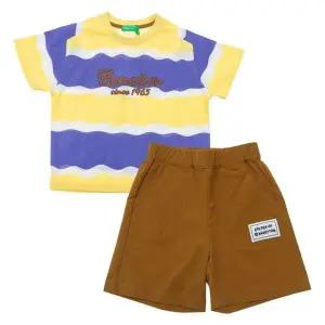 [NS홈쇼핑]베네통키즈G 웨이브패턴티셔츠세트 QASE01541 YE[35310016]