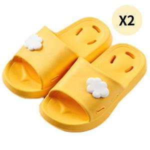 베이비플라넷 유아 욕실화 슬리퍼 오렌지 2세트 200mm