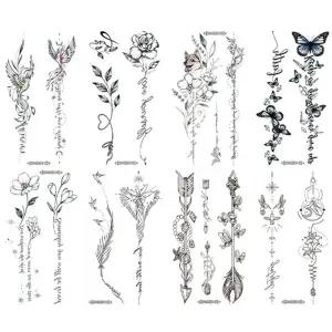 레터링 타투 스티커 학교 축제 클럽 페스티벌 8종세트