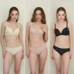 [Wonderbra] 퓨징 볼륨 노와이어 브라팬티 6종세트 택1