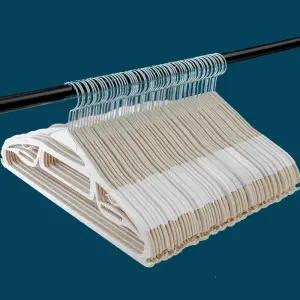 국산 100P 논슬립 회전형 지니 옷걸이 니트 상의 티셔츠 멀티 옷걸이