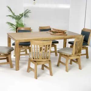 [우아미가구]디본 원목 6인 식탁 테이블