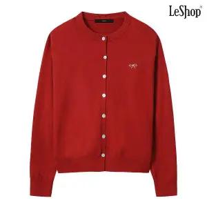 [르샵]비스코스 리본 자수 니트 가디건 (DP3CK007A)