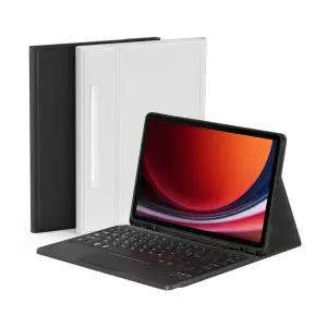 데이웍스 갤럭시탭 S9+ S9 FE+ 플러스 블루투스 터치패드 키보드 북커버 케이스 S펜 수납