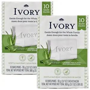 [IVORY]아이보리 비누 90g 20개 알로에 세수비누 gx