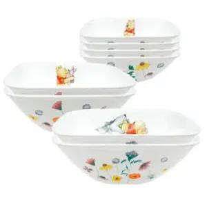 [코렐] 곰돌이푸 사각대접세트 8P