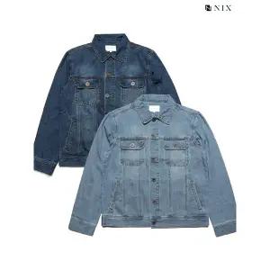 [닉스]남) M톤/L톤 베이직 데님 트러커(FNQFDUA101P)