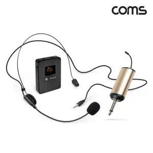 [CR400CR] Coms 채널A UHF 무선 헤드셋 마이크+핀마이크+리시버(수신기)