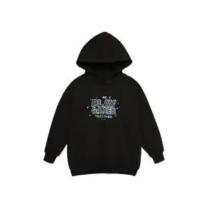 [아웃도어스/블랙야크]블랙야크 키즈 BK여아롱 후드티셔츠 R1BKTSW1907-BK