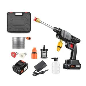 초강력 무선 고압세척건 세트 48V 충전식 전동세차건 워터건