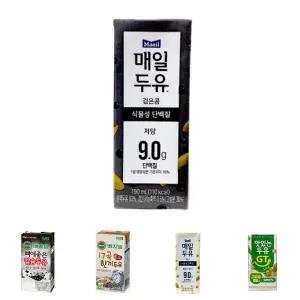 (190mlx12팩) 매일 두유 검은콩/고단백/단백질/맛있는/시니어/국산콩/고칼슘/검은/뼈에/좋은/칼슘/검정콩