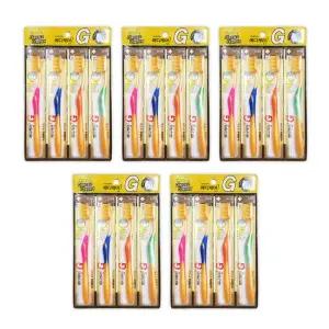 메디케어 G 금칫솔 4개입 5개 이중미세모 금모칫솔 금나노 항균 슬림모
