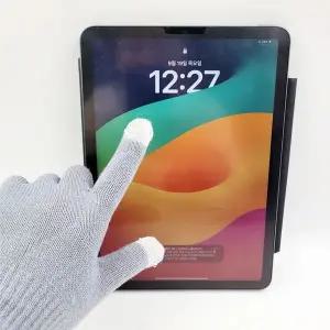 [하프클럽/]스마트폰 터치 털장갑(그레이) G