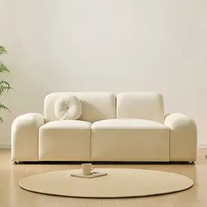 [인터데코](착불) 먼지 스크레치에 강한 3인쇼파 (194cm) YS184