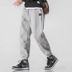 핫테크 기모 조거핏 남성용 스판밴딩 긴바지 운동복 작업복 츄리닝 2ea