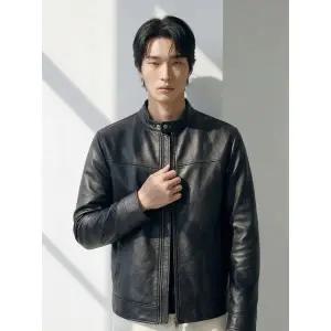 [해리슨옴므][해리슨] 비건 레더 바이커 자켓 KTOF1194