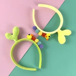 머리띠 놀이공원 새싹 생일파티 애벌레 놀이공원 머리띠 체육대회 생일 파티 동물 에버랜드