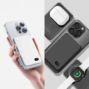 모두스마일 3in1 초슬림 초경량 고속충전 LED 잔량표시 아이폰 갤럭시 호환 맥세이프 보조배터리