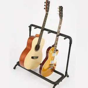 5단 기타 스탠드 접이식 멀티 5단 기타 스탠드 통기타 베이스 거치대 스틸