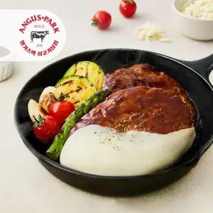 [NS홈쇼핑]앵거스박 소등심 치즈 함박 스테이크 190gX4팩 (냉동)[35084941]