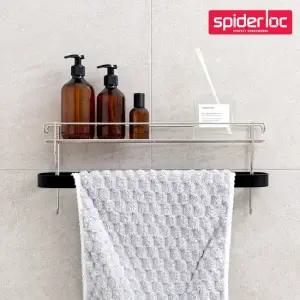 무타공 심플 수건 타월걸이 거치선반