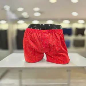 휠라언더웨어 60수 주자 스포츠 크루 나염 남성 트렁크 FI253TK15M004 레드