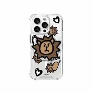 엠픽 동물친구들 아크릴톡 Ver.2 맥세이프 젤하드 폰케이스