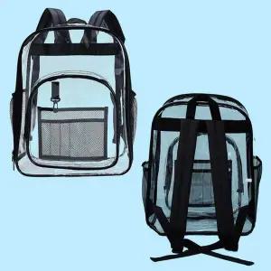 투명가방 pvc투명백팩 33x15x42cm 투명백팩대형