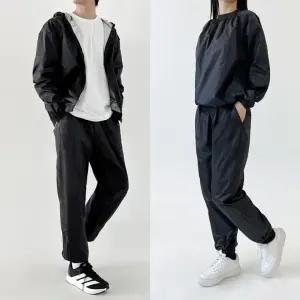 GQQ SF1035-1036 남여공용 땀복  러닝 운동 트레이닝 맨투맨세트 후드집업세트