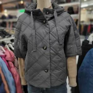 크로커다일레이디 DP01 가오리핏반팔패딩 퀼팅패턴귀여운가오리핏패딩 CLEWPD301