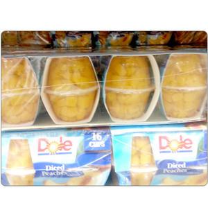 코스트코/DOLE/돌 복숭아 과일컵 113g x 16컵