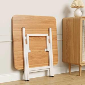 접이식 테이블 정사각 식탁 탁자 폴딩 간이 원목 보조책상 다용도