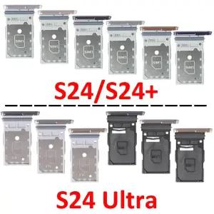 유심트레이 유심 보관 케이스 삼성 갤럭시 S24 울트라 S928 S928B S928U 전화 플러스 듀얼 칩 SIM 부품 카