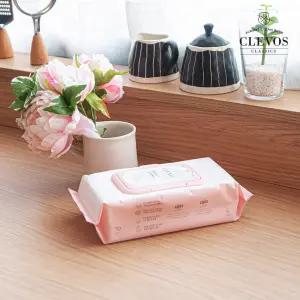 [클레보스] 배냇티슈 유아 물티슈 캡형 (55평량) 64매 X 10팩