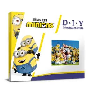 DIY 보석십자수 미니언즈 S602 40x50cm 캔버스형