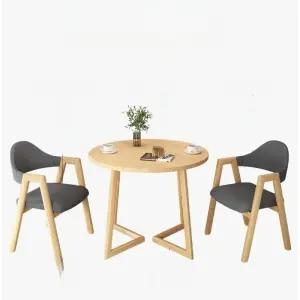 카페 원형 테이블세트 소형 커피 티테이블 의자 조합