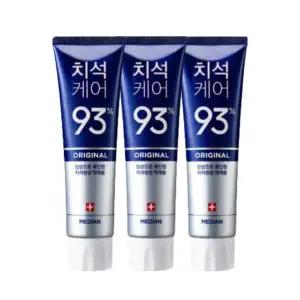 아모레퍼시픽 메디안 치석 케어 93% 오리지널 치약 120g 3개 SMG