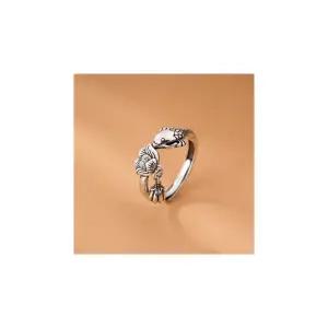 은반지 오픈링반지 소원성취 연꽃 물고기 비단잉지 행운과 성공 신상품 잇템