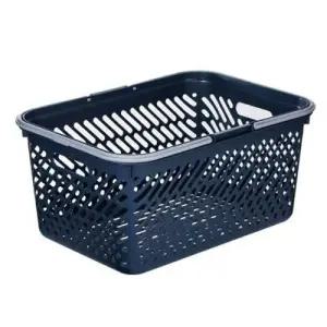 리템 멀티바스켓 대/바구니/빨래/이삿짐/쇼핑/마트/과일수확/적층형/핸드/다용도/플라스틱/바스켓/소쿠리