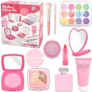 (핑크) 메이크업 화장품 장난감 키트/화장/놀이/여아/꾸미기/완구/어린이/미용실/놀이/유아/화장/여아/뷰티